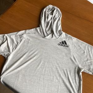 Mens Short Sleeve Adidas Hoodie